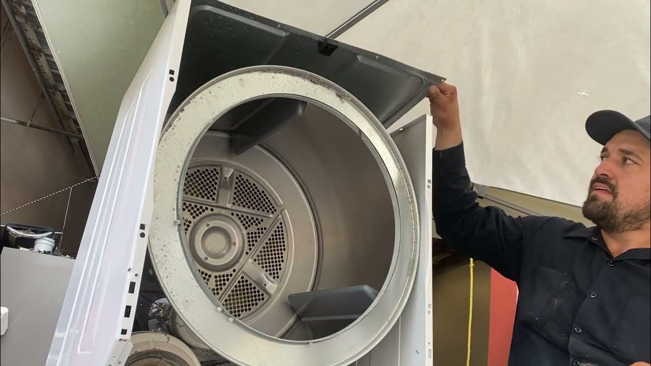 Kenmore stackable washer combo dryer won’t dryer the clothes fixed 👍