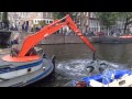 Bootje uit het water