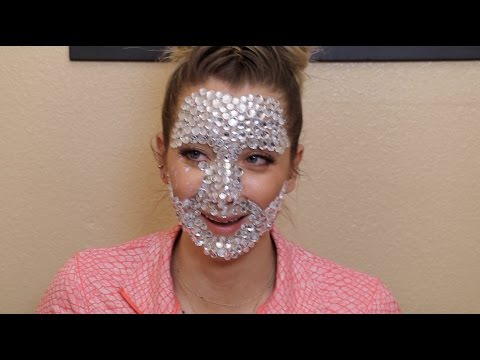 A Full Face Of Rhinestones 