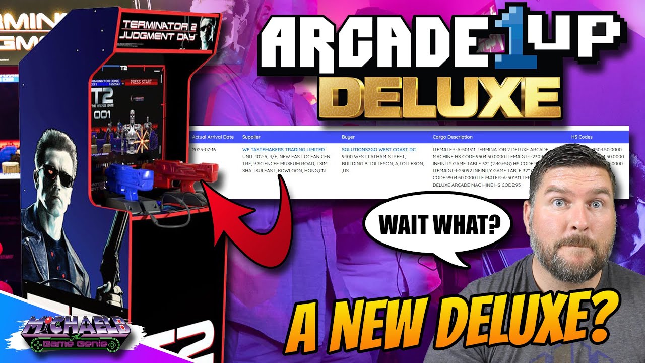 New Terminator 2 Arcade1Up Deluxe Leaked!