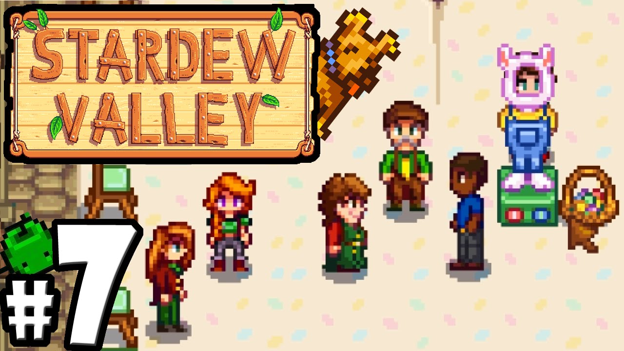 Stardew Valley Gameplay Walkthrough PART 7 New Pet Dog, Egg Festival