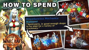 What to do with Miscellaneous Mechanica | Mounts and Pets ► WOW: The War Within