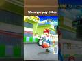 When you play 150cc in Mario Kart Wii