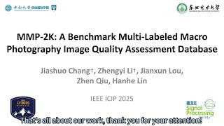 ICIP 2025 | MMP-2K: A Benchmark Multi-Labeled Macro Photography IQA Database
