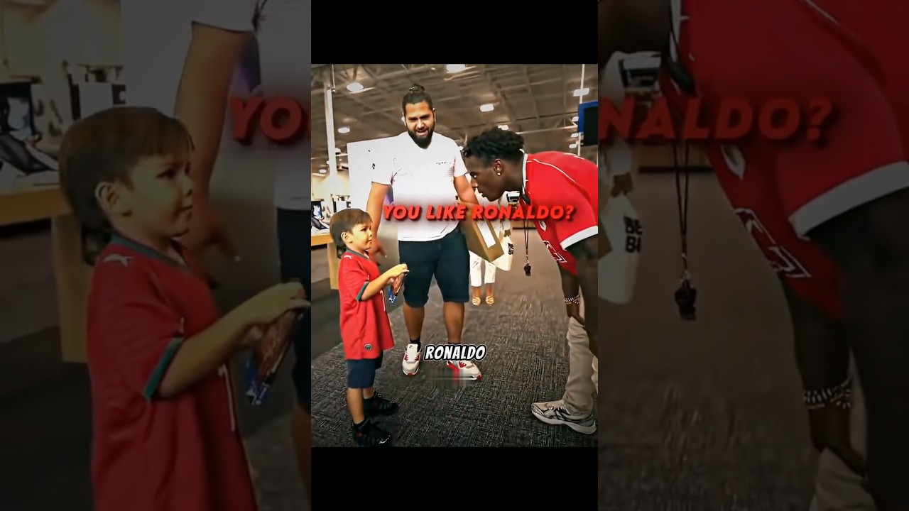 Speed Found a Young Ronaldo Fan ❤️