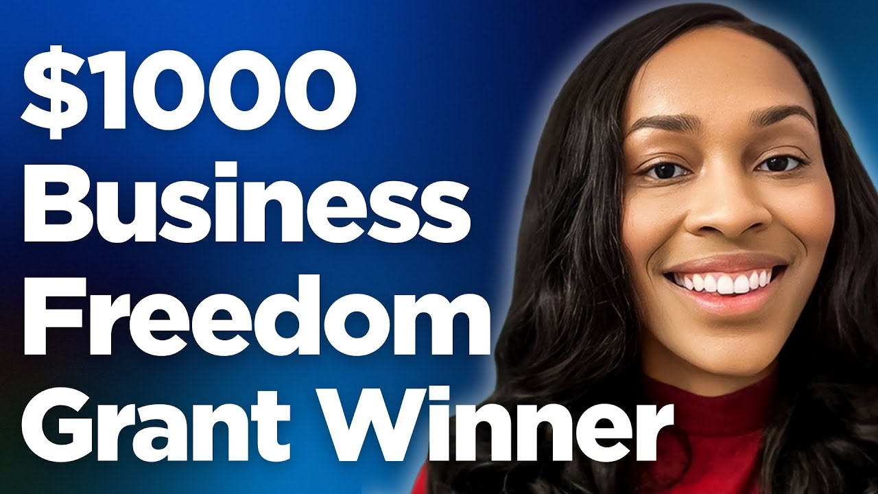 $1,000 Grant Winner Announcement | Business Freedom Grant