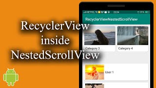 How to use RecyclerView inside NestedScrollView - [Android Lists - #06]