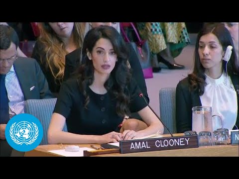 Amal Clooney on Sexual Violence in Conflict - Security Council Statement