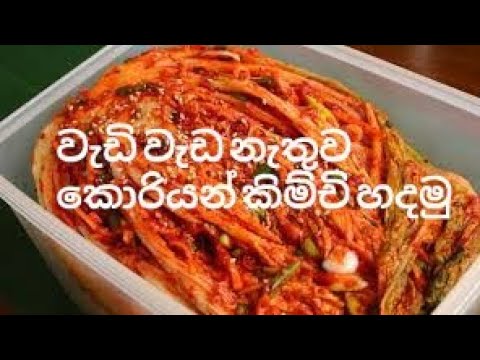 කිම්චි හදමු | korean traditional food recipe