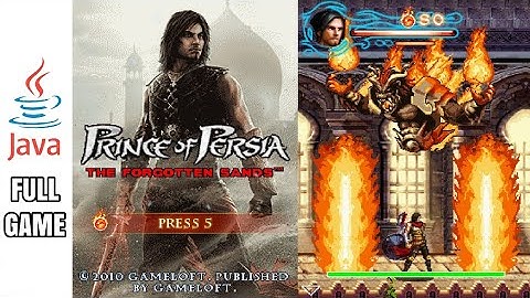 PRINCE OF PERSIA THE FORGOTTEN SANDS - Java Game (Full Gameplay All Ending)