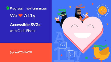 Accessibility SVGs with Carie Fisher | We ❤️ A11y