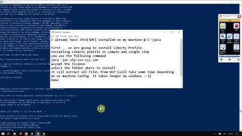 Liberty Profile Series by Joseph : LAB-1, Installing Liberty profile and setting java_home variable