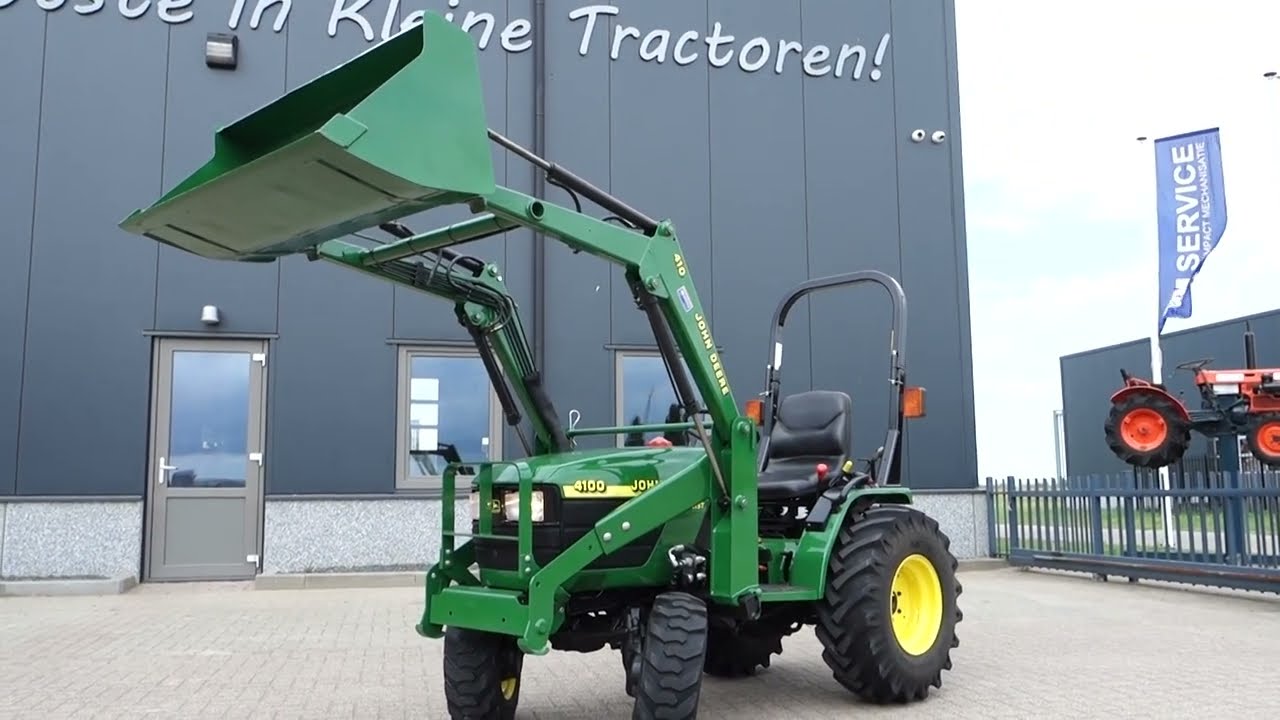 John Deere 4100 4wd HST / 01077 Draaiuren / Voorlader