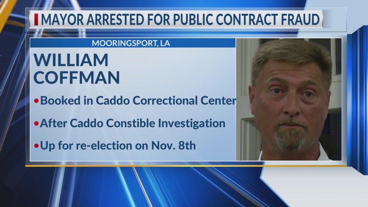 LSP Mooringsport mayor arrested for public contract fraud YouTube