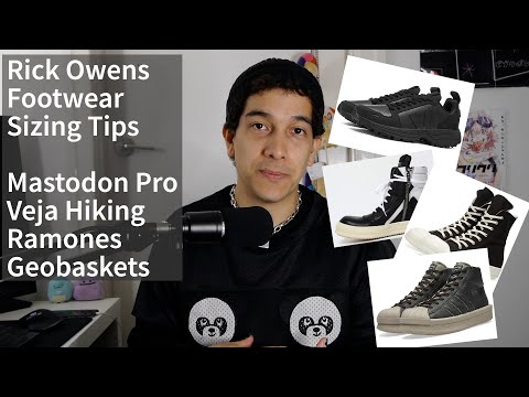 Rick shoe sizing guide - Geobaskets / Ramones / Pro / Veja Hiking YouTube