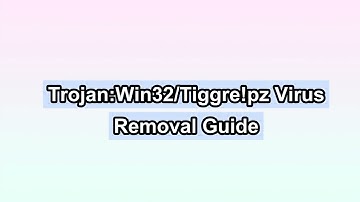 How to Remove Trojan:Win32/Tiggre!pz completely?