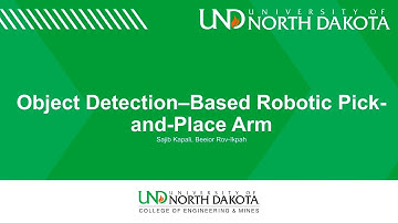 Object Detection-Based Robotic Pick-and-Place Arm