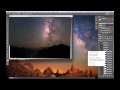 Landscape Astrophotography Noise Reduction with Image Stacking in Photoshop CC or CS6 Extended