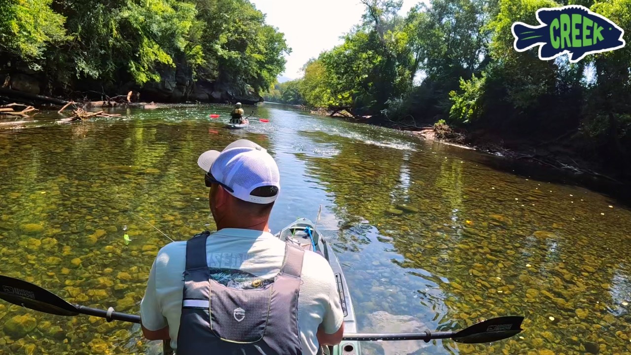 This Crystal Clear River Has GIANT BASS!!