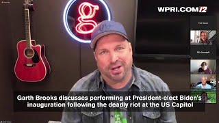 VIDEO NOW: Garth Brooks discusses preforming at Biden inauguration