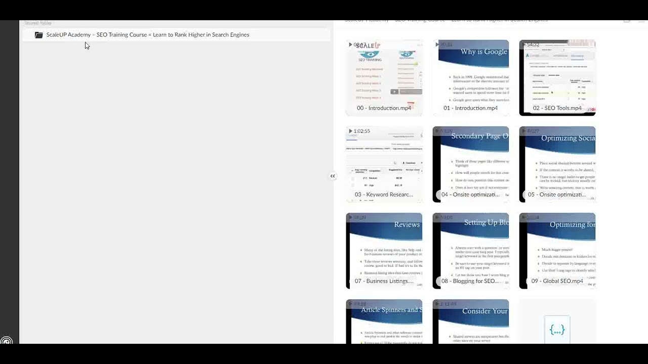 ScaleUP Academy – SEO Training Course = Learn to Rank Higher in 2