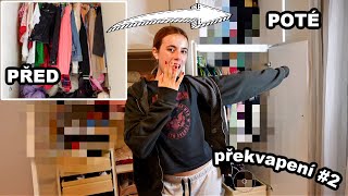 Mamka mi vyklidila a zorganizovala mojí skříň // překvapení #2