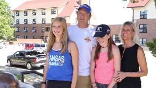 KU move-in day at Corbin Hall