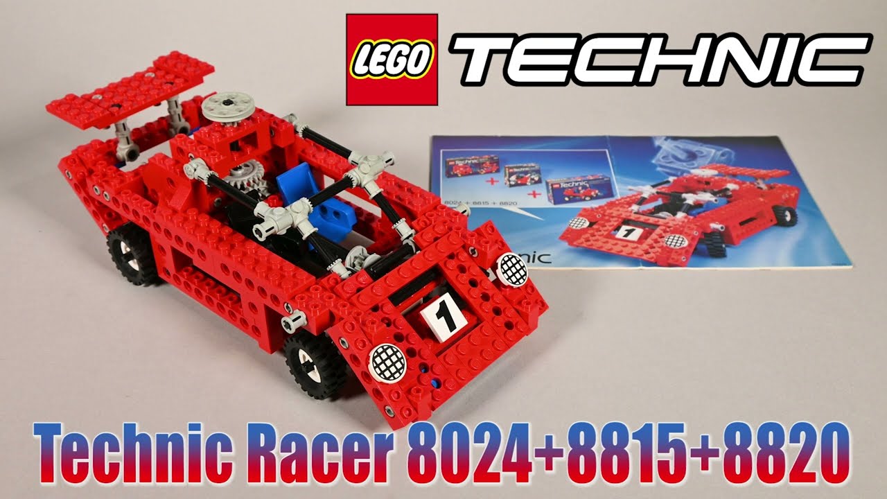 Удивительная модель из 3 небольших наборов — обзор набора LEGO 8024 + 8815 + 8820 Technic Racer 1...