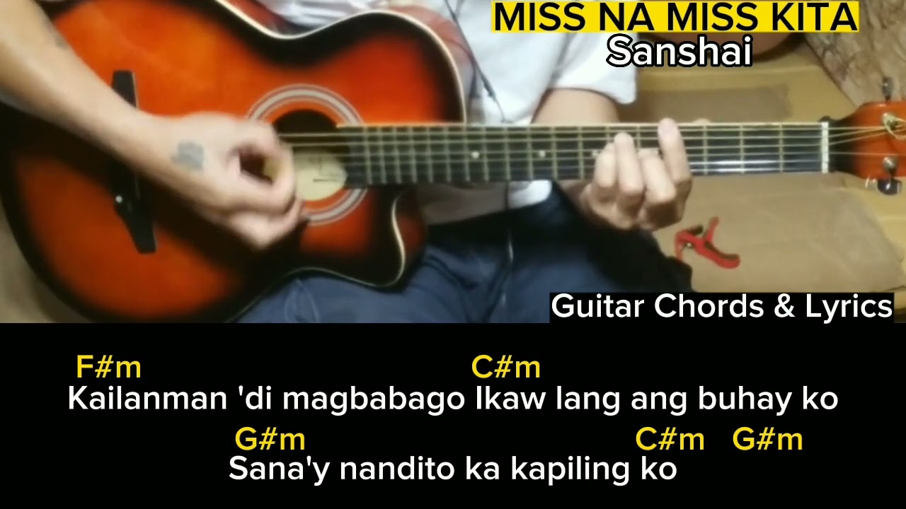 MAHAL MISS NA MISS KITA-Sanshai (Guitar chords & Lyrics.
