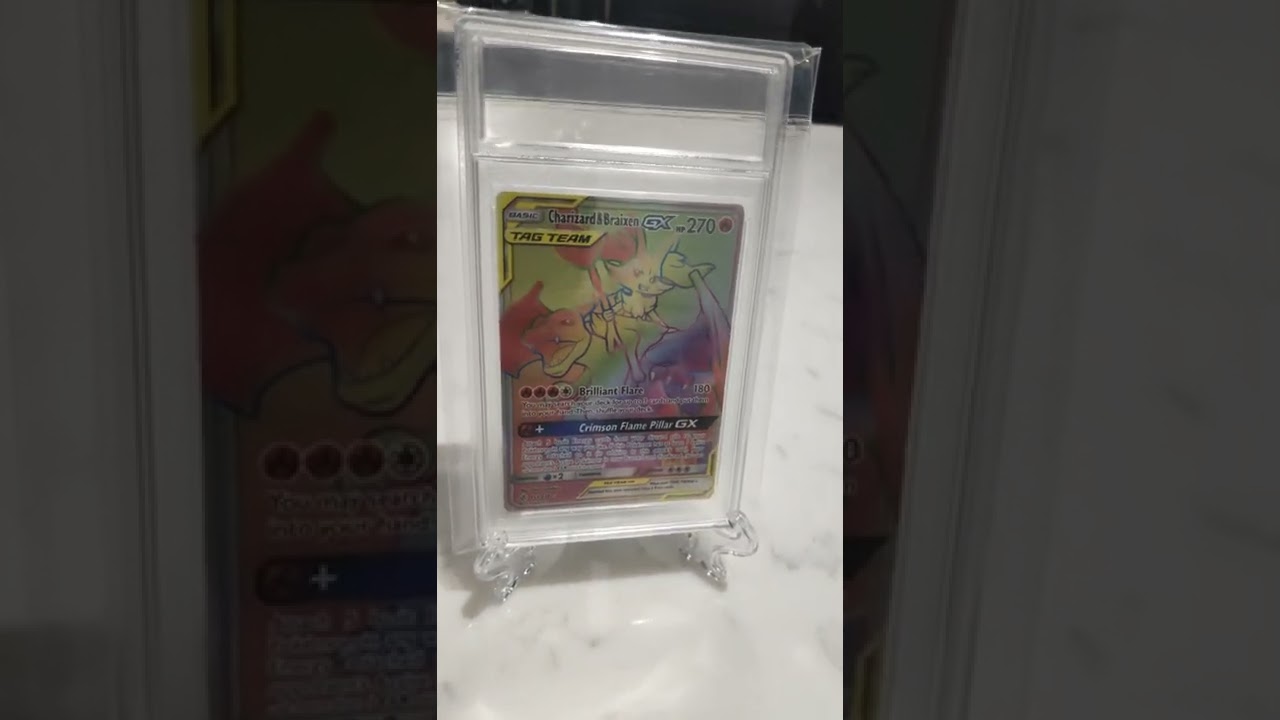 Kids Reaction Revealing Charizard & Braixen GX TAG TEAM Rainbow 🌈 Rare - Pokémon TCG Cosmic Eclipse