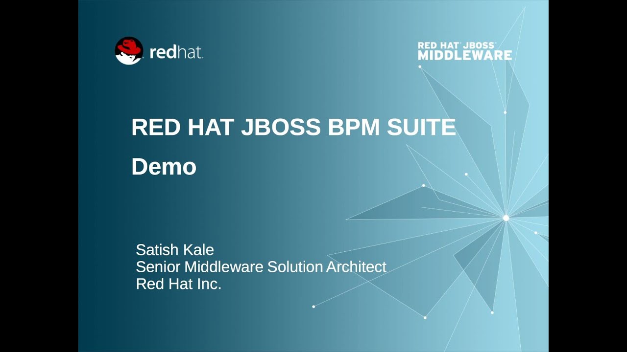 JBoss BPM Suite Demo - By Satish Kale - 480px