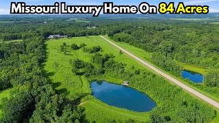 Missouri Luxury Homes For Sale / 84 Acres / Private Airstrip / Missouri Land For Sale / No HOA