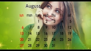 Calendar Photo Frames 2017 screenshot 1