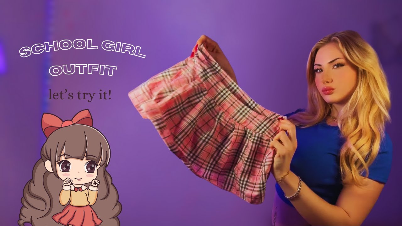 [4K] College Girl Inspired Try on Haul with Lana (2024) - YouTube