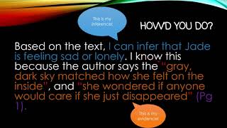 Day 1 - RL 5.1 Citing, Evidence, Inferences