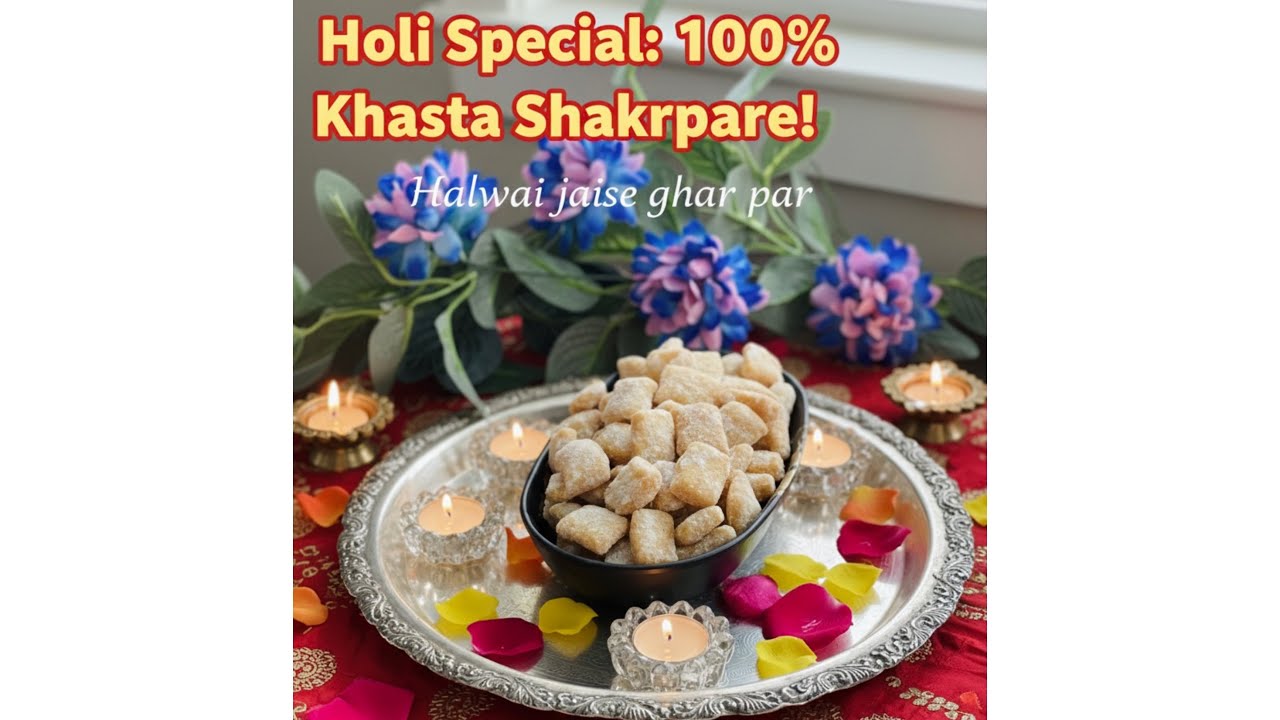 Khurma Recipe | Shakarpara Recipe | Halwai Style Khasta Meetha Khurma kaise banaye