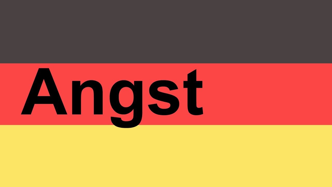Angst - Great German Words #42