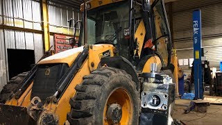 🛠На JCB умер гидравлический насос🚜Ремонт экскаватора-погрузчика JCB 4CX🚑Замена г/насоса НШ👍🏻