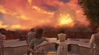 Fallout 4 核シェルターへの入居契約してから1分後に核戦争がはじまって駆け込むシーン screenshot 3