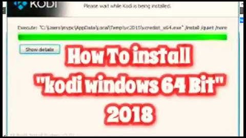 Kodi build TV 📺 -How To install kodi V18 on Windows (64 bit) PC 😊👍 2018_2021