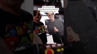Awkward silence after N3on asked who he was #n3on #howiemandel #awkward #celebrity #livestream