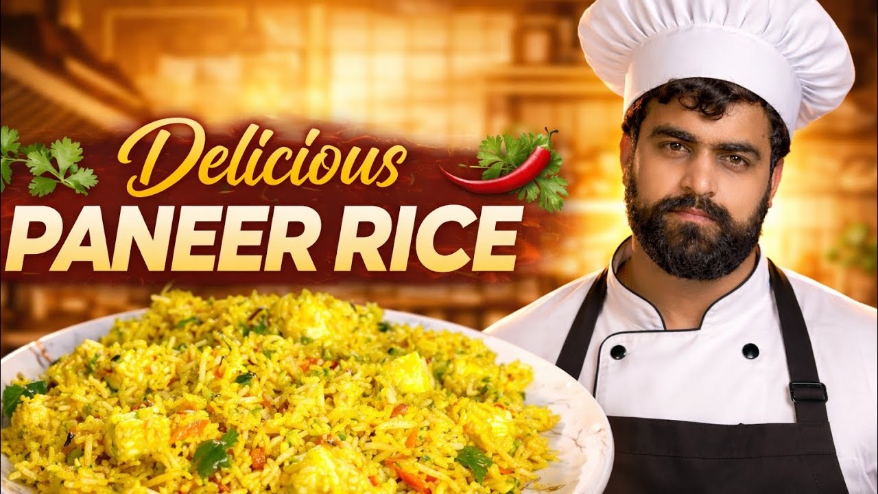 Delicious Paneer Rice Recipe | Easy Restaurant Style Paneer Rice | Chefmrjatin #recipe #food 
