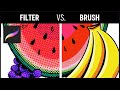 How to use HALFTONES in Procreate - Filter vs. Brush