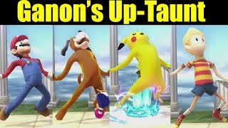 What If Every Character Could Do Ganondorf's Up-Taunt In Super Smash Bros Wii U (Smash 4 Mods)