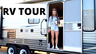SOLO FEMALE VAN LIFER PURCHASES RV TO RENOVATE // RV TOUR