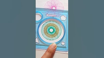 Spirograph|Magical Ruler|Design Ruler|Oddly Satisfying| #ytshorts #trending #satisfying #spirograph