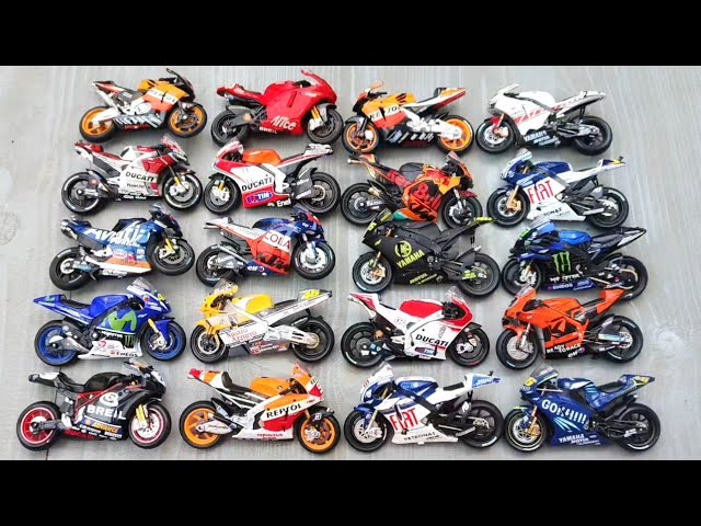 Various Diecast Model MotoGP 1/18 Scale Collection - YouTube