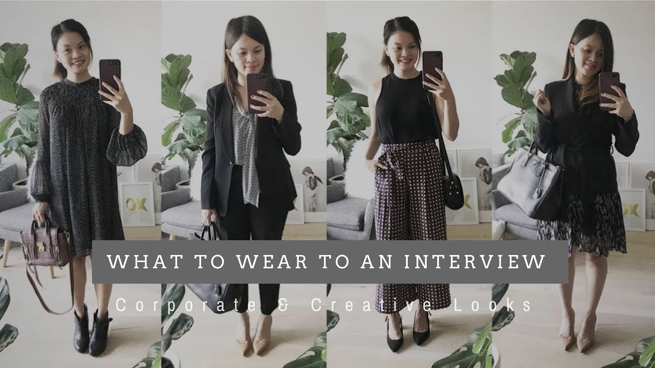WHAT TO WEAR TO A JOB INTERVIEW | Creative & Corporate | Zara, Uniqlo,  Country Road | The Issa Edit - YouTube