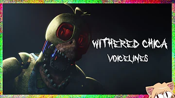 [FNAF/SFM] Withered Chica Voicelines Animation
