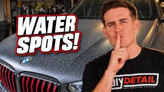 Full My SECRET Method For Removing Water Spots on Matte Paint Guide